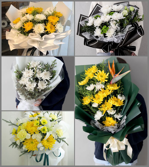 广东揭阳市普宁市南溪镇典郭村白事花束代送